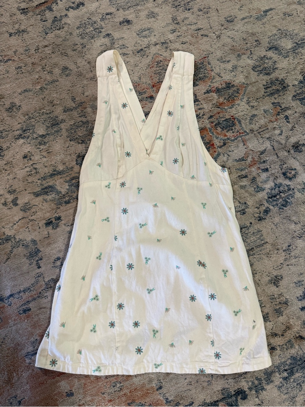 Free People white mini dress